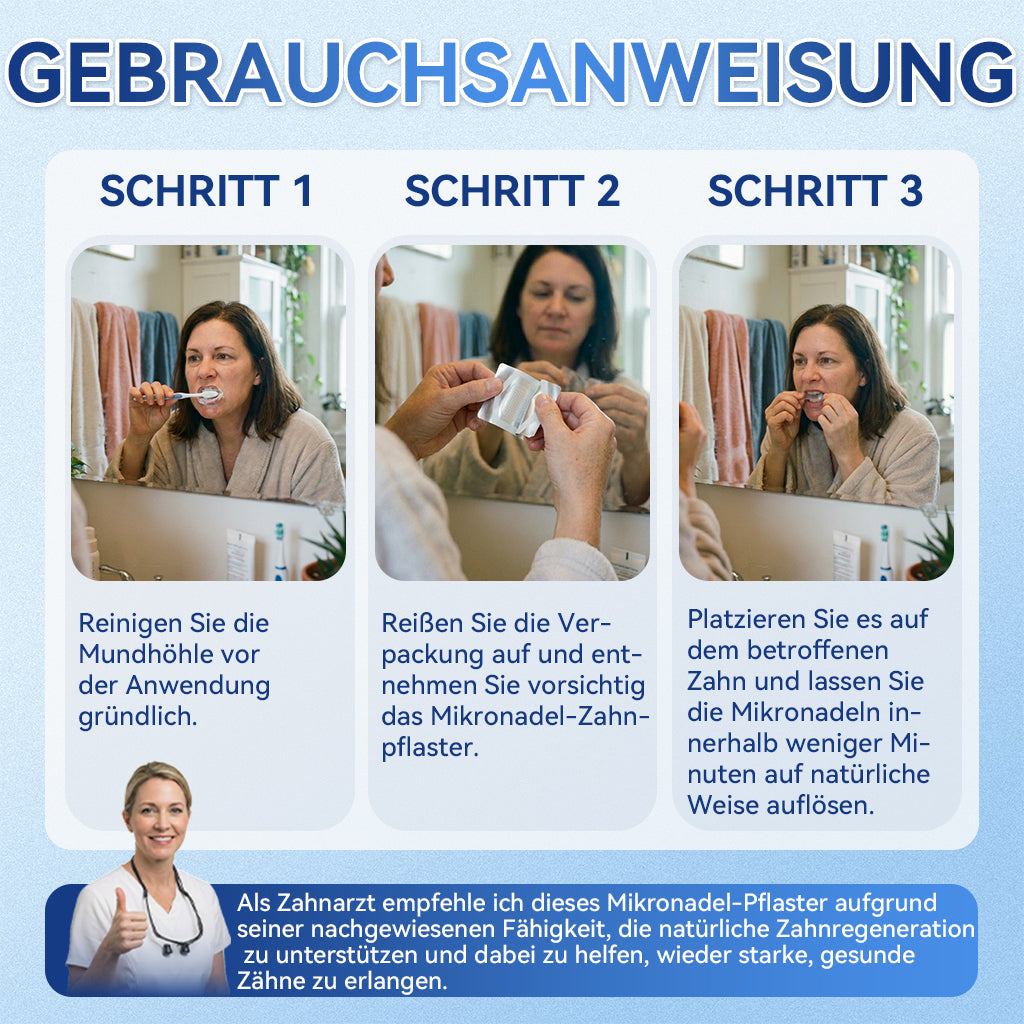 𝐺𝑙𝑖𝑚𝑚𝑒𝑟𝑙𝑦®🏆 Tideglusib Zahn & Zahnfleisch Schnelllösliche Repair-Mundstreifen🎋