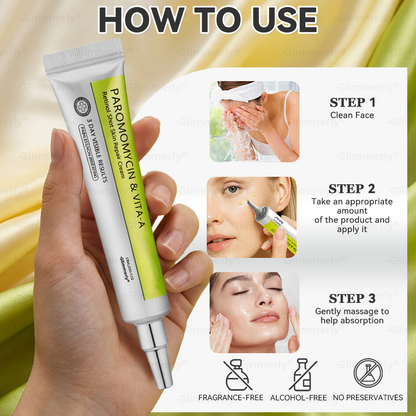 Zeitlich begrenztes Angebot 🎁 Herzlichen Glückwunsch! Du bist heute der 269. Kunde 🎉 Jetzt 50% Rabatt auf deinen nächsten Einkauf von 𝐺𝑙𝑖𝑚𝑚𝑒𝑟𝑙𝑦® Paromomycin & Vita-A Retinol Skin Repair Cream 🛒