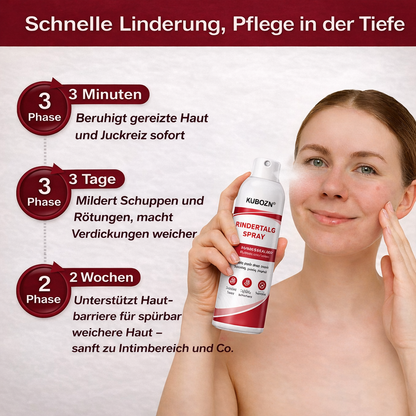 KUBOZN® Rindertalg-Spray für juckende, schuppige Psoriasis-Haut 1