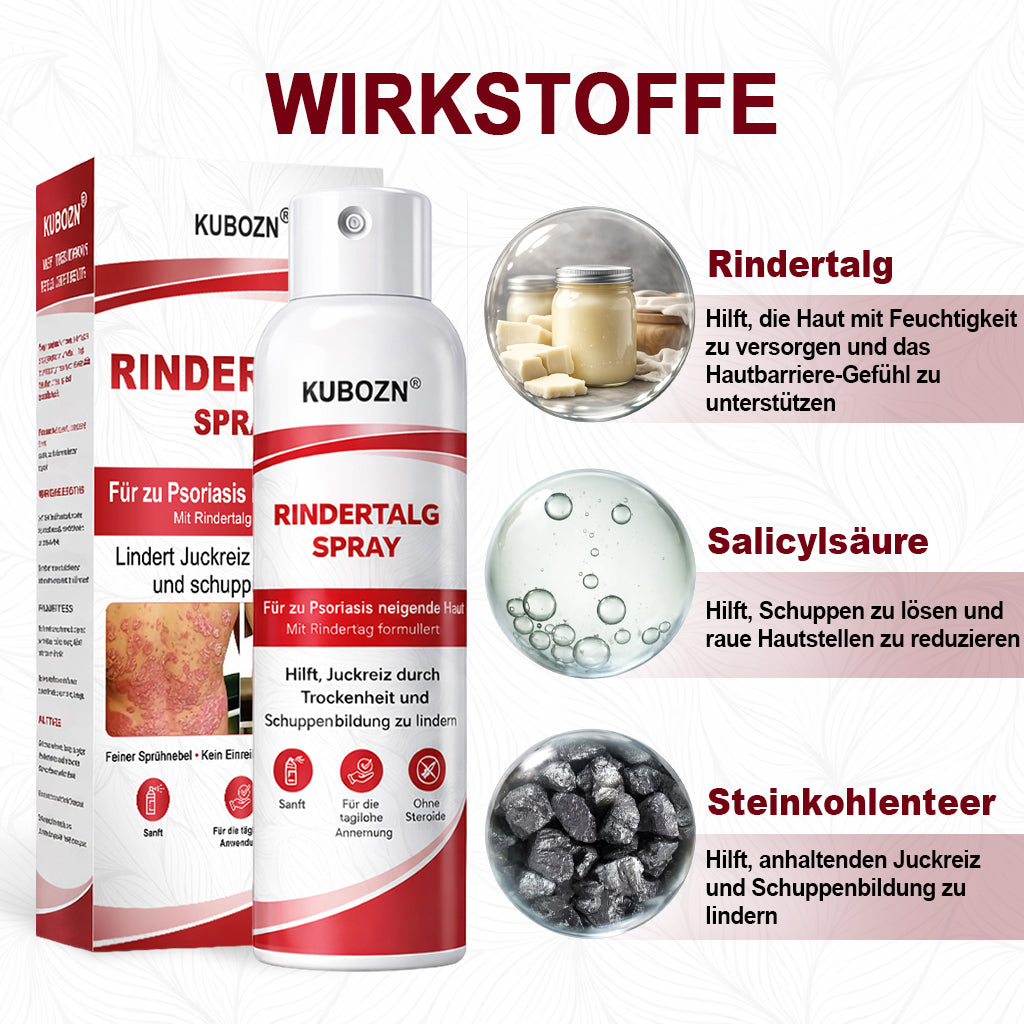 KUBOZN® Rindertalg-Spray für juckende, schuppige Psoriasis-Haut 1